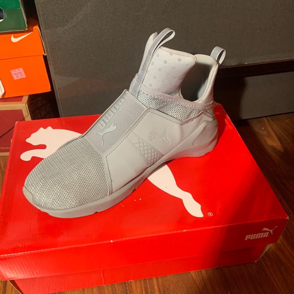 PUMA GRAY FIERCE SHINE